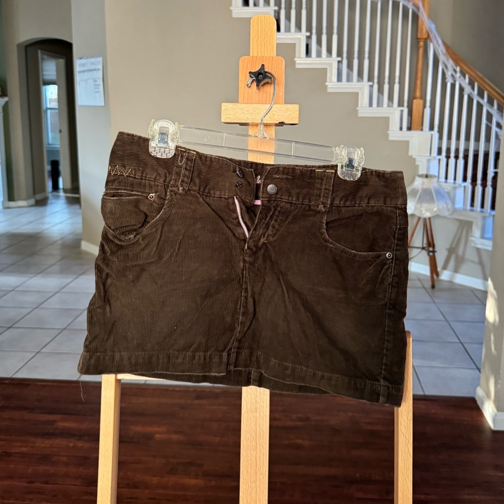 Vintage American Eagle corduroy mini skirt🧸
